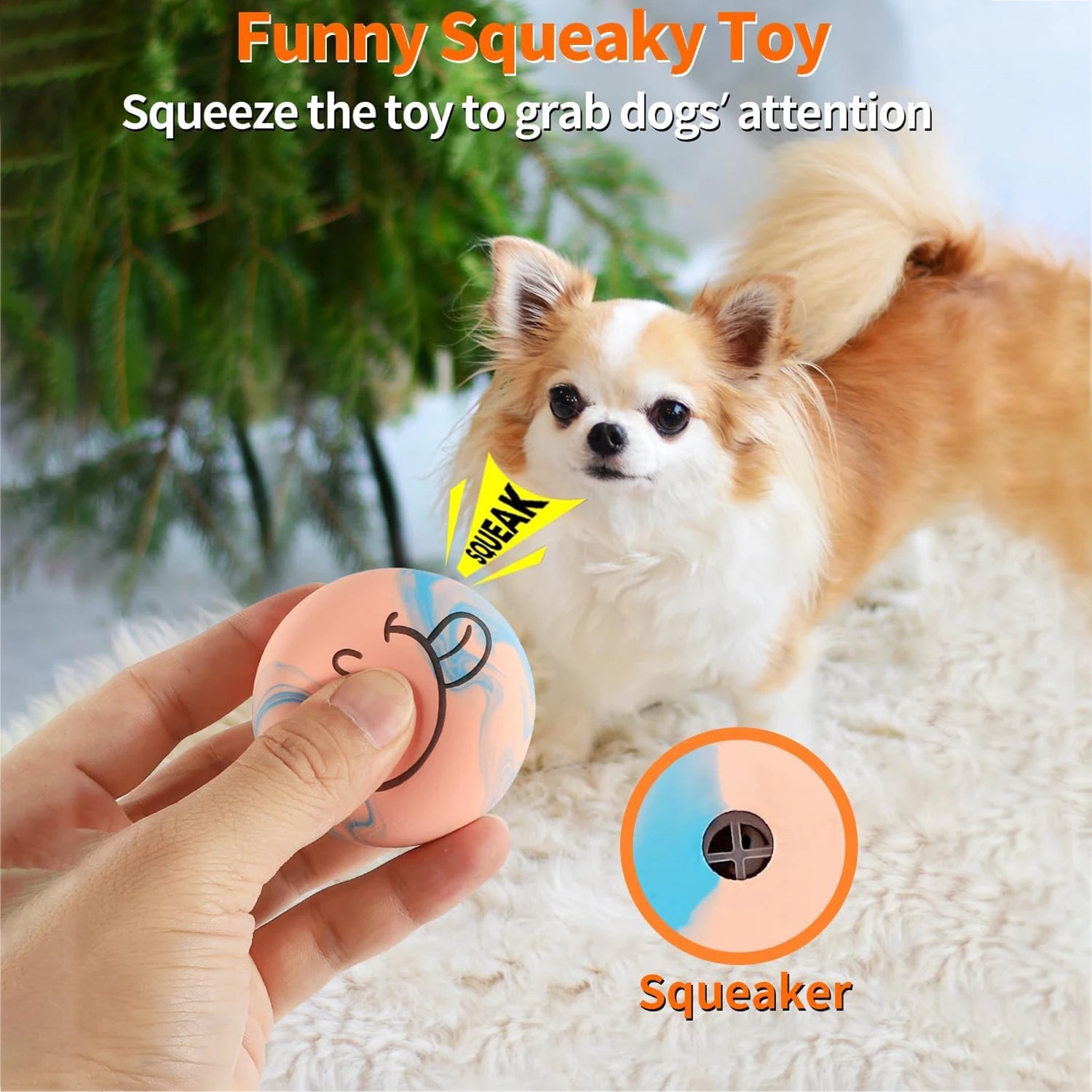 Squeaky Dog Ball Set - GoPoofy
