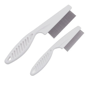 Portable Pet Flea Comb & Grooming Brush - GoPoofy