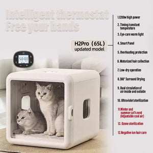 Smart Pet Drying Box with Temperature Control - GoPoofy